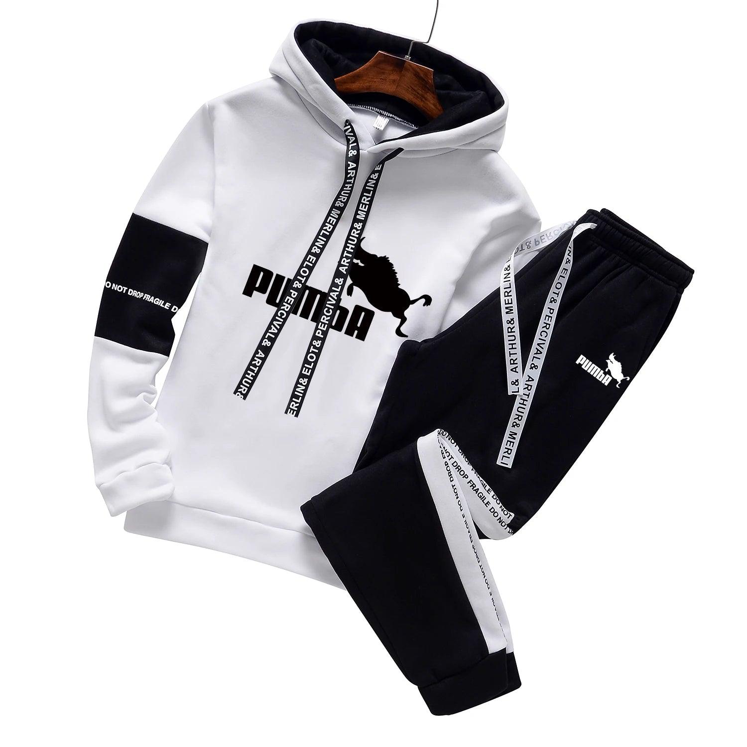 Man Tracksuit Jogging Spring Autumn Hooded - MAXIME