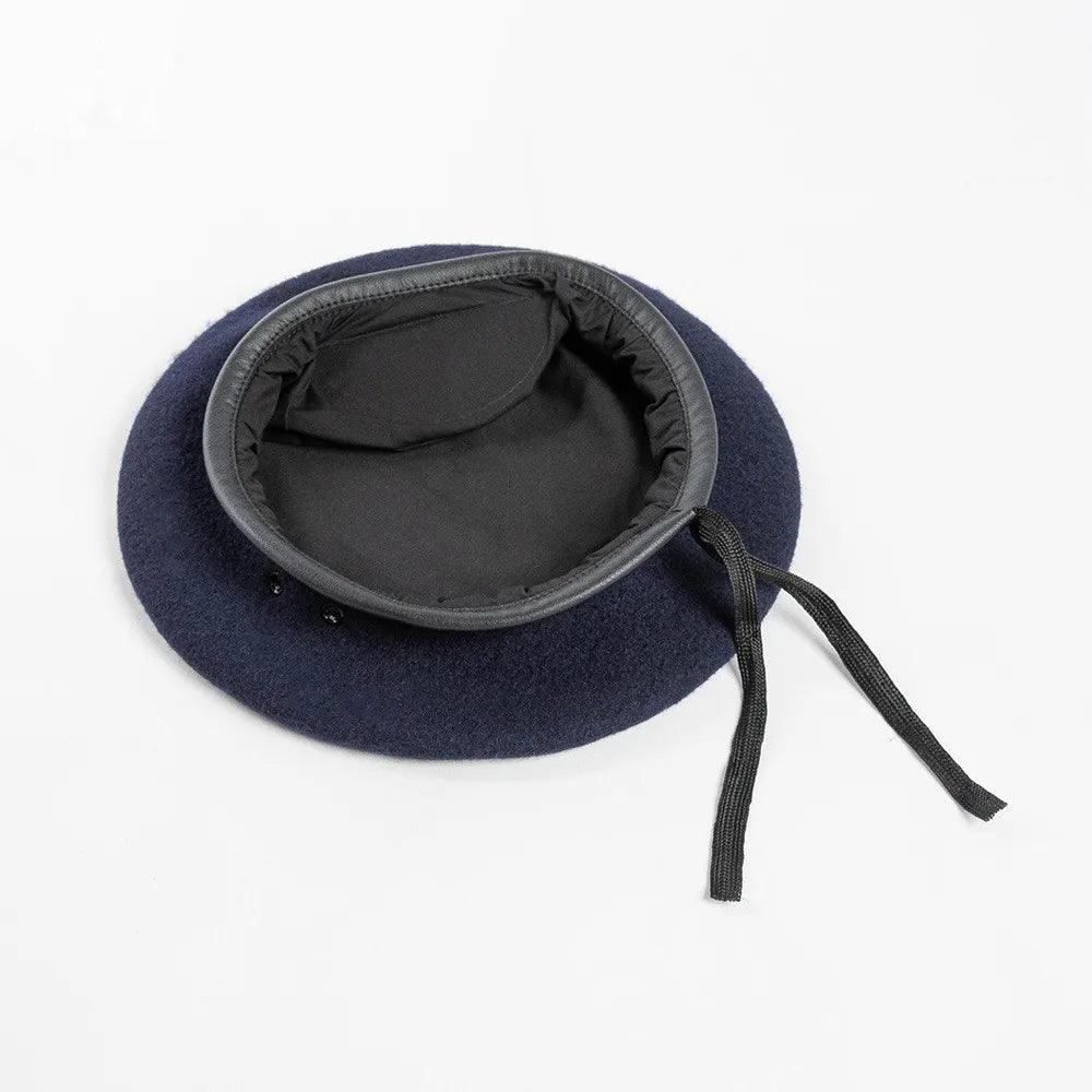 Military Hats Unisex Solid Color Beret Men Women - MAXIME