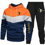 Men's Warm Hoodie Set Sweatshirt + Pants 2-Piece Suit Sports - MAXIME