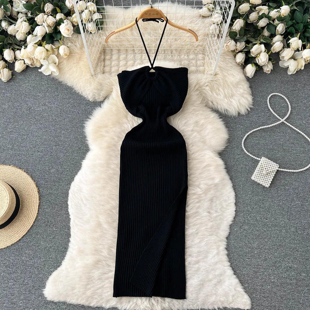 Summer Dress Women Slim Elastic Bodycon Party Dress Streetwear Outfits - MAXIME