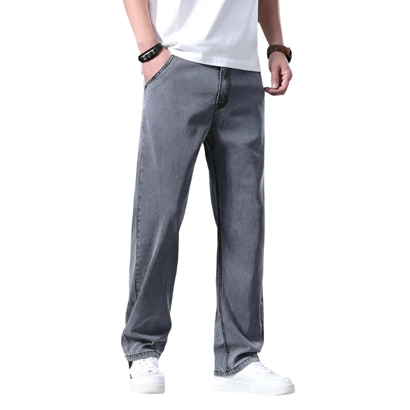 Men's Casual Pants Baggy Straight Trousers - MAXIME