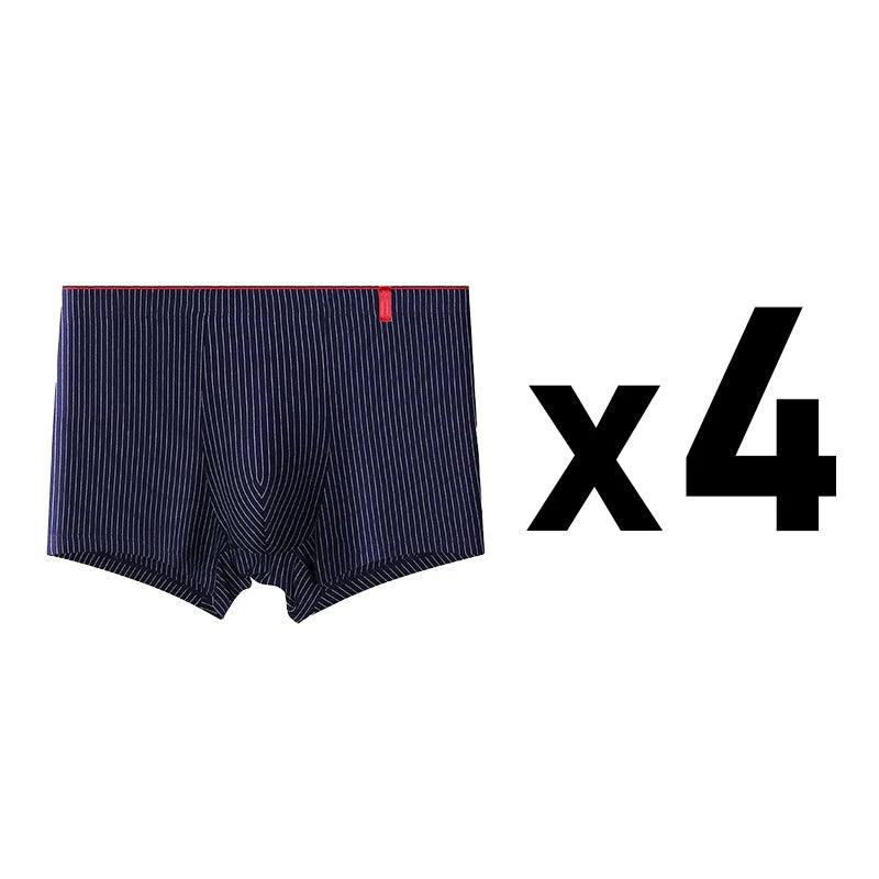 4 Pcs Boxer Men Sexy Stripe Panties - MAXIME