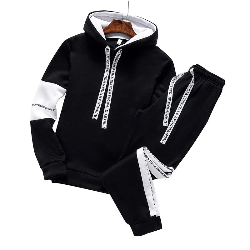 Man Tracksuit Jogging Spring Autumn Hooded - MAXIME