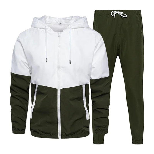 Brand Men Tracksuit Casual Set Joggers Sportswear 2 Piece Sets - MAXIME