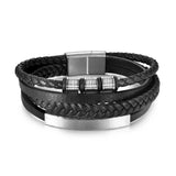 Men's Jewelry Classic Multilayer Braided Leather Bracelet - MAXIME