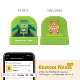 Maxime Cartoon Dinosaur Custom Name Stamp For Clothing Personalise For Student Clothes Chapter Children's - MAXIME