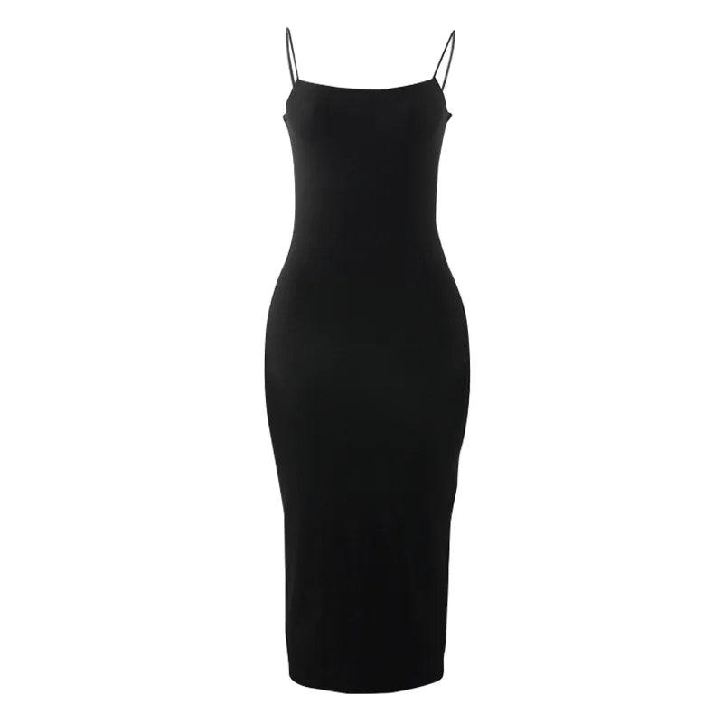 Summer Black Sexy Dress - MAXIME