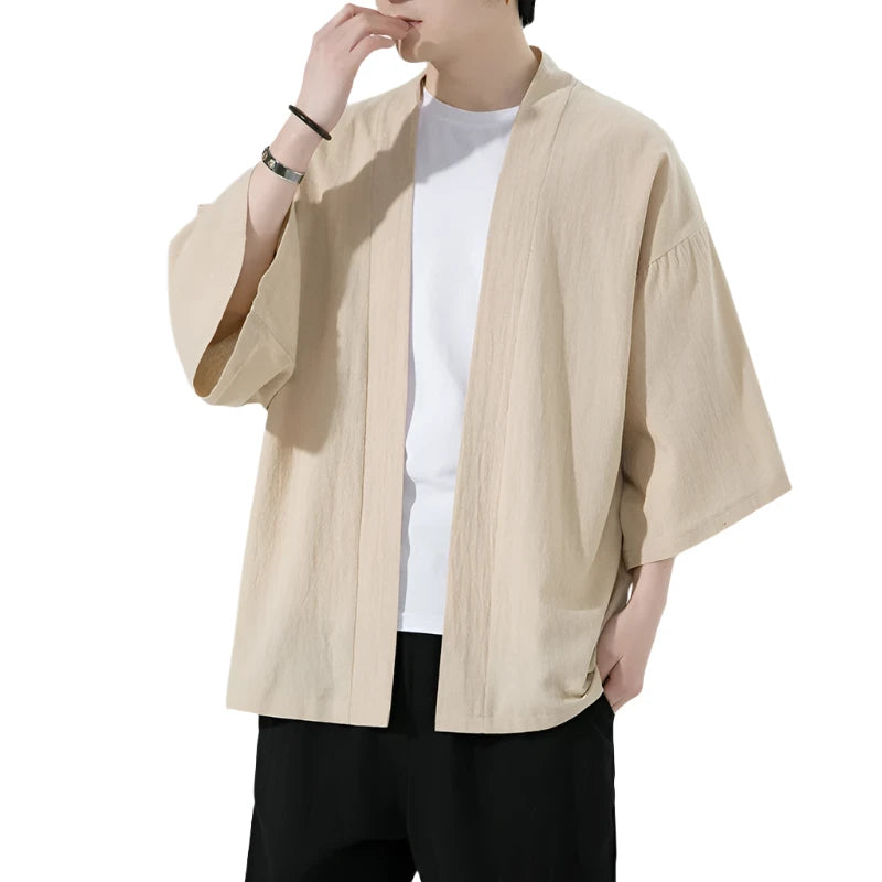 Cardigan Loose Cotton Linen Casual Summer Shirt Jackets - MAXIME