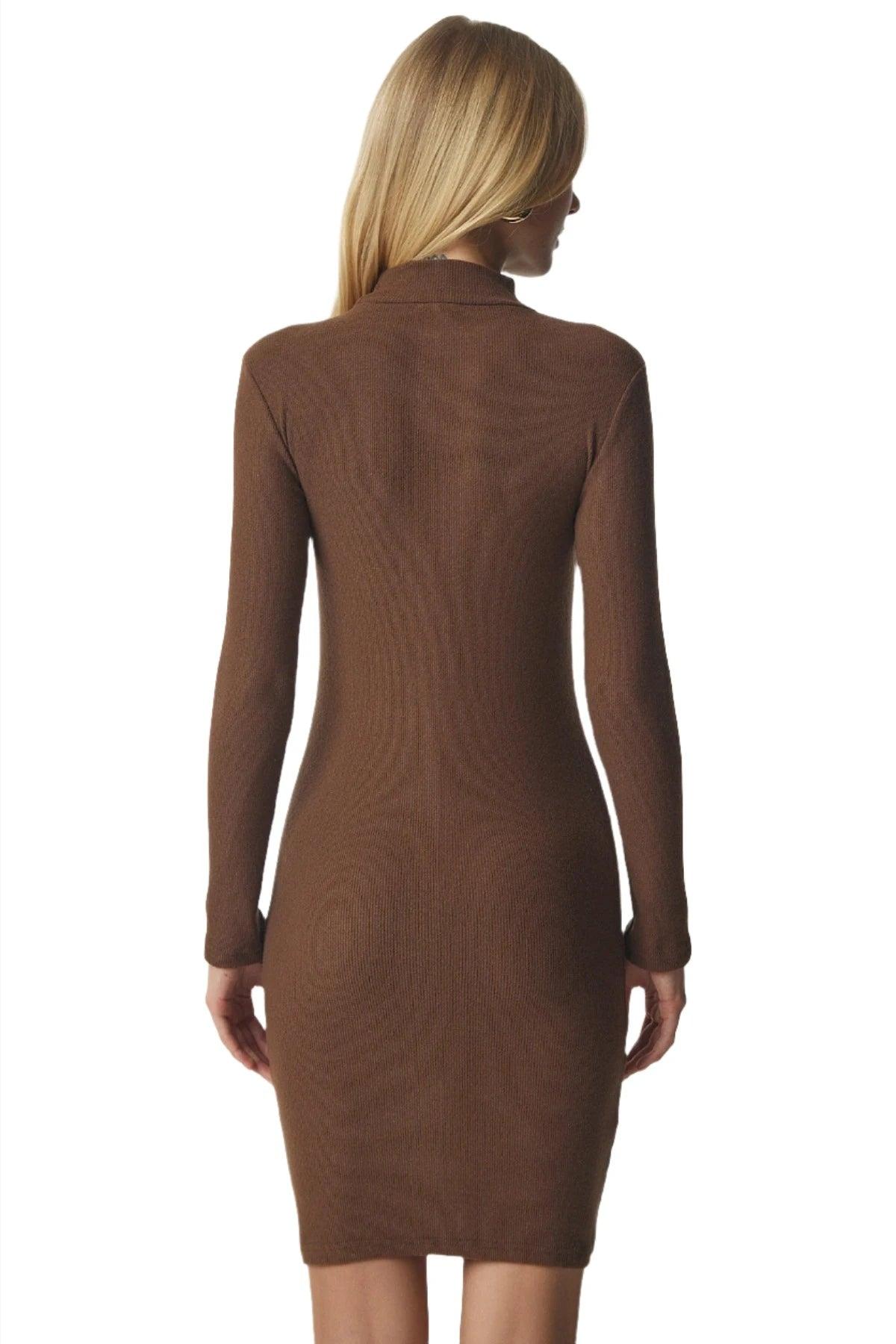 Maxime Mini Long Sleeve Stylish / night Slim DRESS - MAXIME