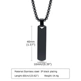 Necklace for Men, Thick with A-Z Letters, Casual Simple Collar, Gift for Him - MAXIME