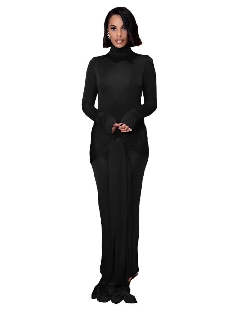 Long Sleeve Bodycon Dress - MAXIME