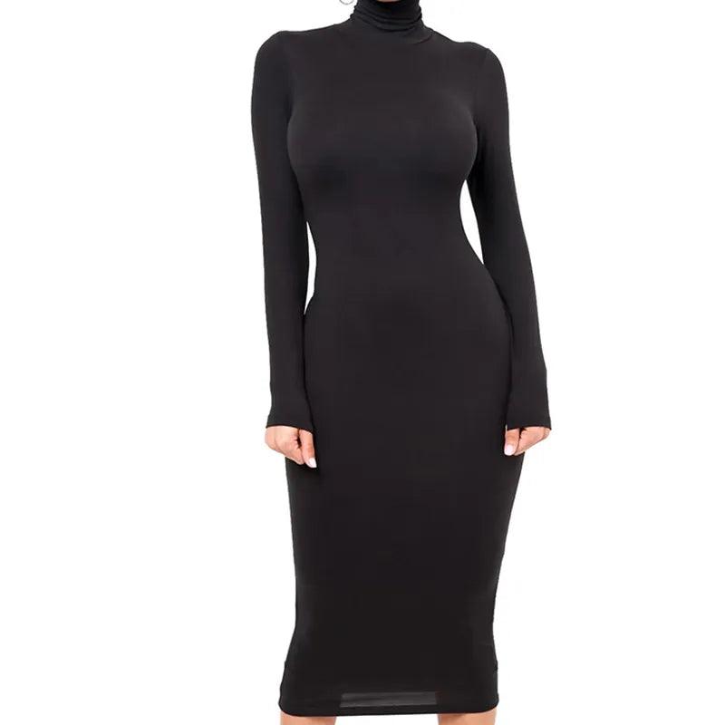 Long Sleeve Bodycon Casual - MAXIME