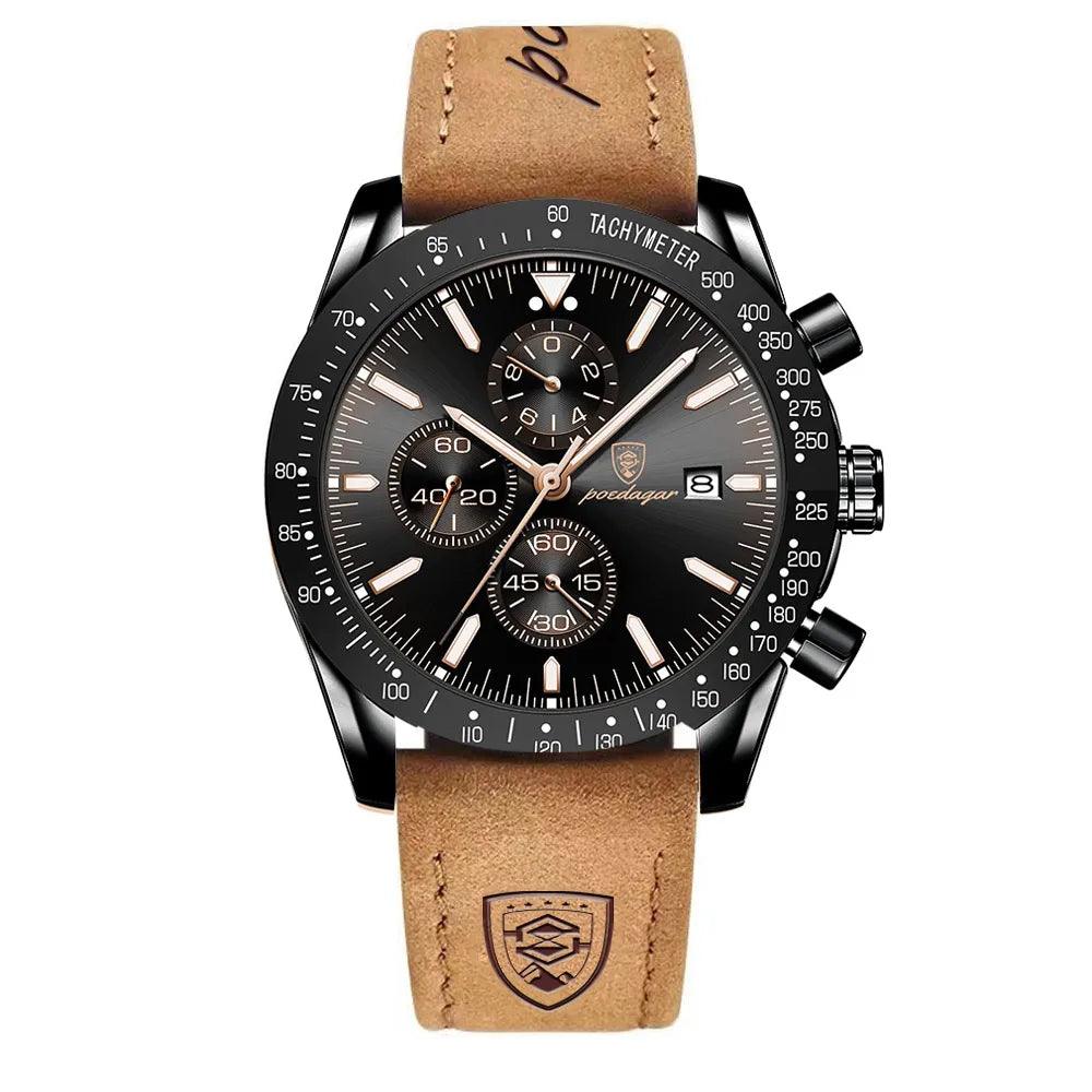 POEDAGAR Luxury Casual Sport Watches Male Clock - MAXIME