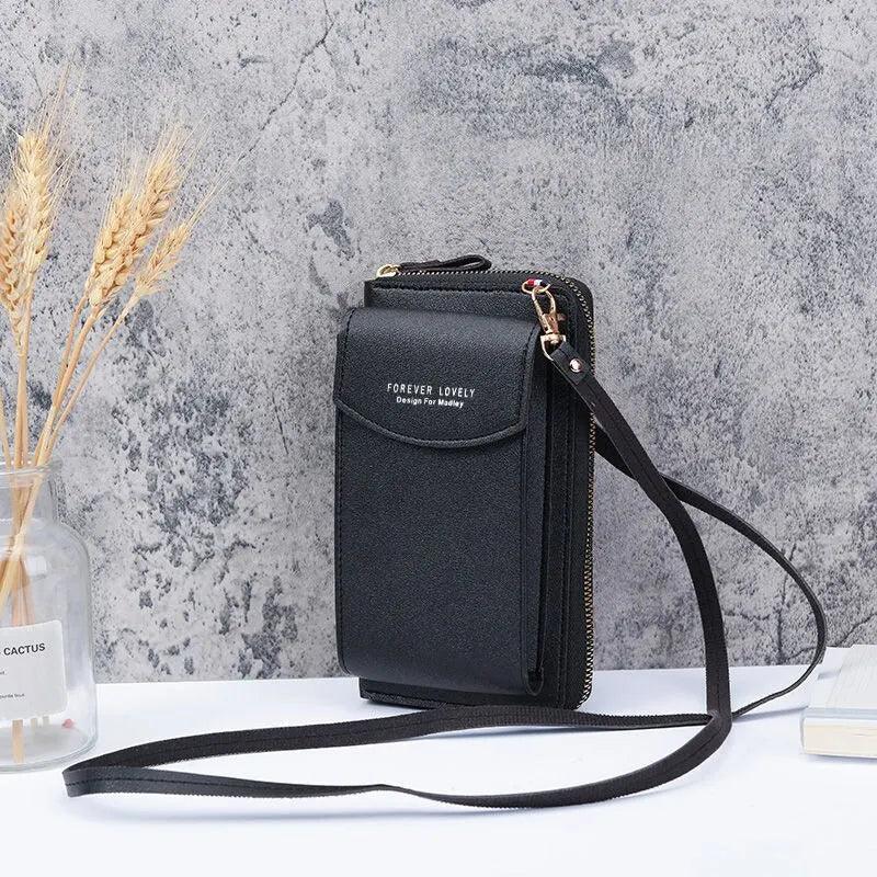 Maxime Fashion Single Shoulder Crossbody Cell Phone Bag Mini Versatile Satchel Multi Card Position Card Bag Keycase Female - MAXIME