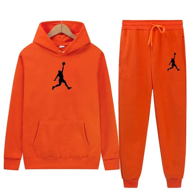 Men's and women's casual sports hoodie set hoodie two sets - MAXIME