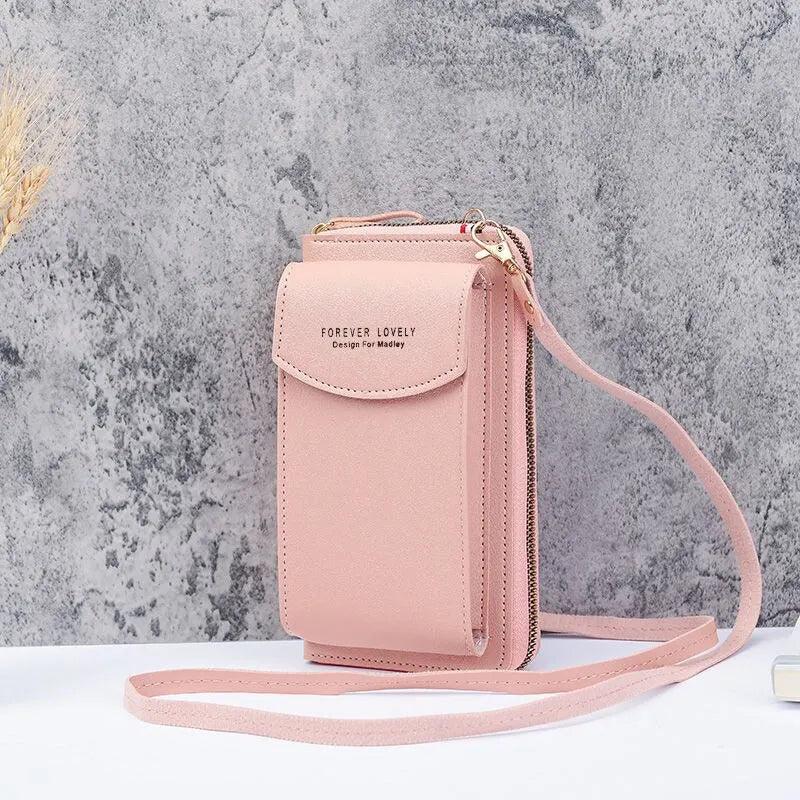 Maxime Fashion Single Shoulder Crossbody Cell Phone Bag Mini Versatile Satchel Multi Card Position Card Bag Keycase Female - MAXIME