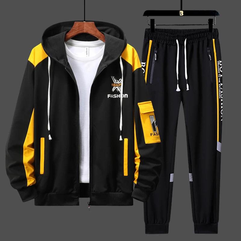 Men outfit tracksuit sweatshirts clothes for men 2 piece - MAXIME