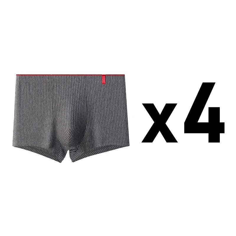 4 Pcs Boxer Men Sexy Stripe Panties - MAXIME