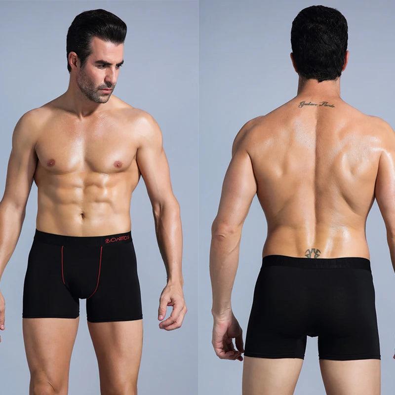 4Pcs Cotton Boxers Homme For Men's - MAXIME