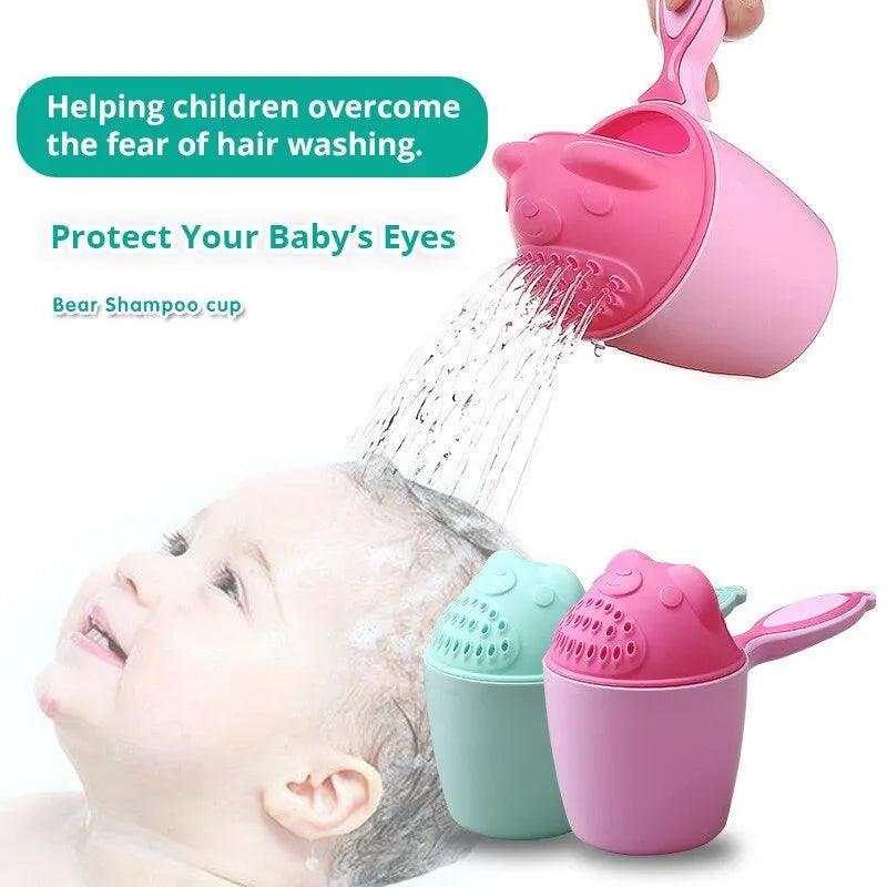 Maxime Protect Your Baby Eyes with This Shampoo Rinse Cup Multifunctional Bathing Supplies Shower Tools for Kids - MAXIME