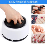 Maxime Upgraded Steam Polish Nail Gel Remover Machine Portable Electric Nail Steamer with Cuticle Pusher Spoon Tools for Gel Polishing - MAXIME