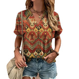 V-Neck Female Loose Clothing - MAXIME