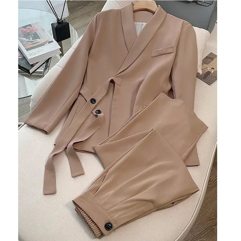 Maxime High Quality Woman Two Piece Sets Blazer Sets - MAXIME