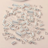 90pcs Hollow Braids Hair Rings Golden - MAXIME