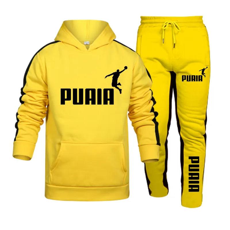 Men Tracksuit Sweatpants Sports Suits Male Casual Clothes - MAXIME