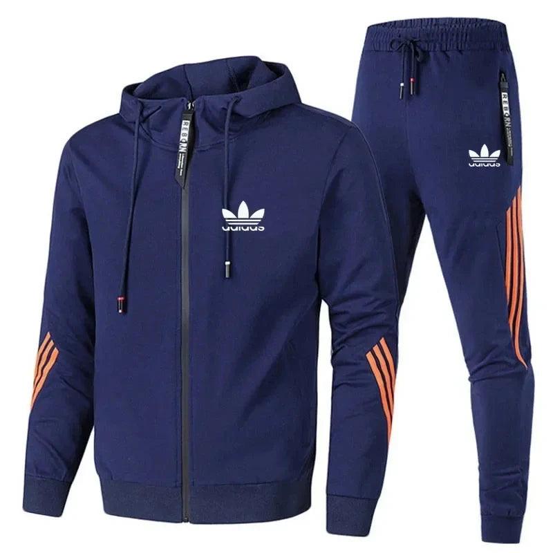 Brand Tracksuit 2 Pieces Jacket Casua - MAXIME