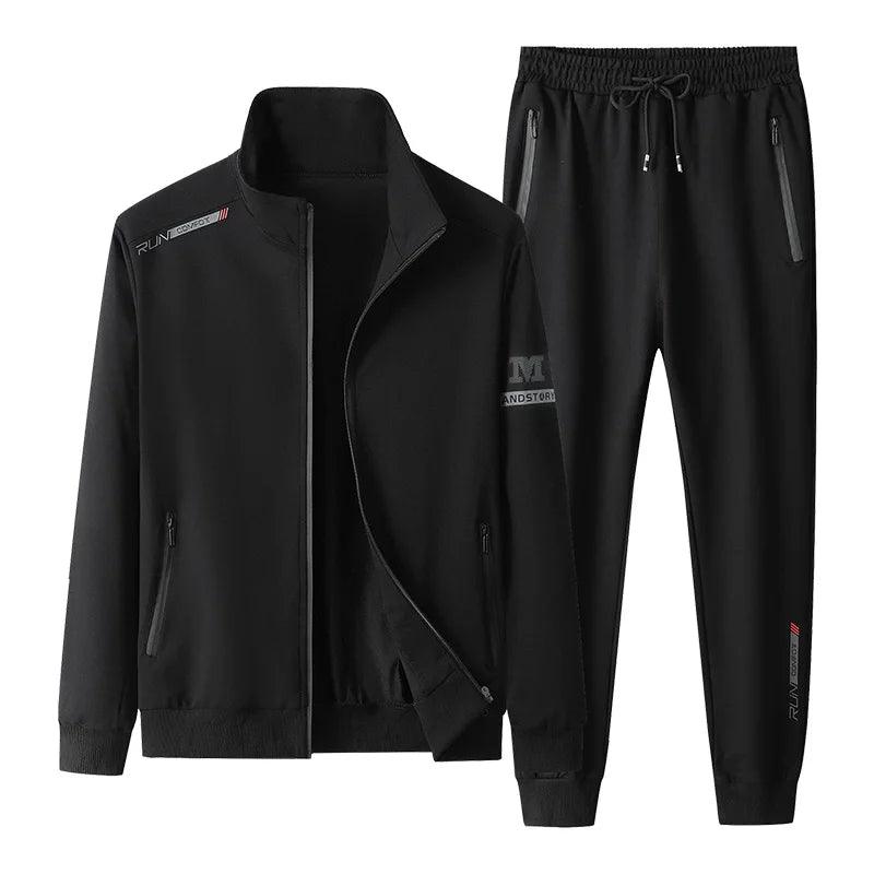 Men Casual Sports Joggers 2 Pieces Tracksuit Sets - MAXIME