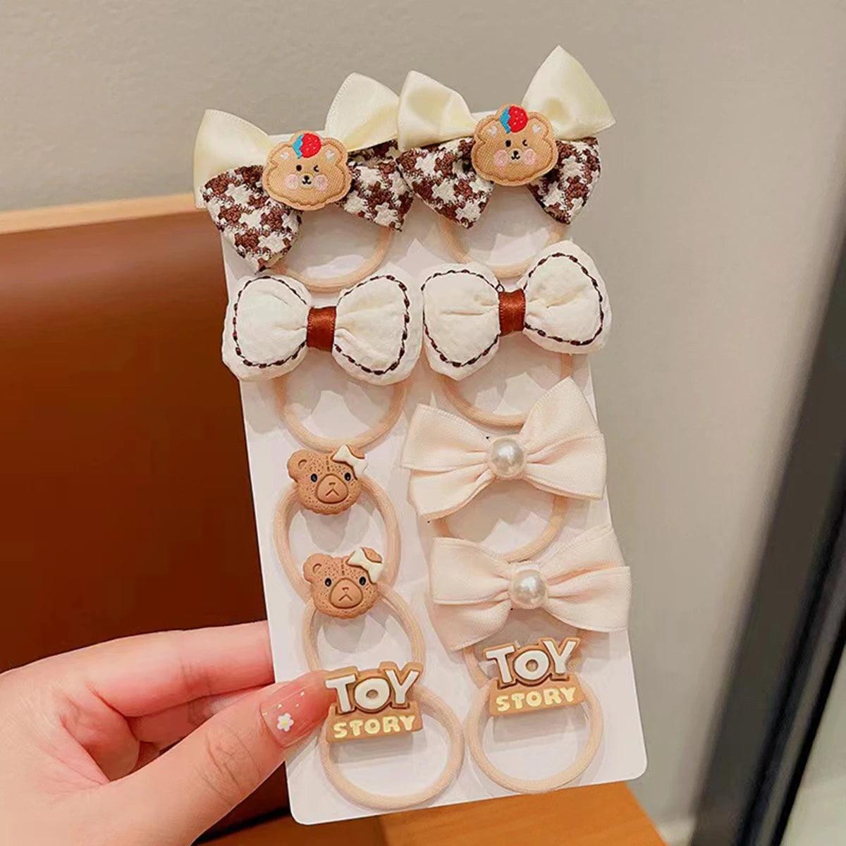 10Pcs/Set Baby Cartoon Hair Band Girls - MAXIME