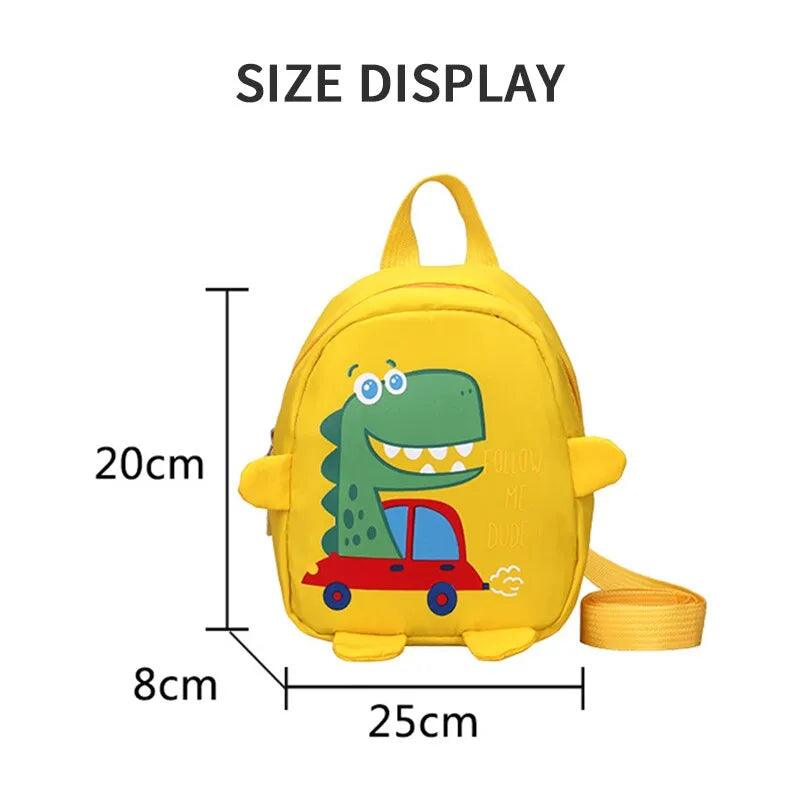 Maxime 1 PCS Kids Cartoon Mini Dinosaur Backpack Anti Lost Bag Kindergarten School Bag Backpack - MAXIME