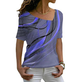 Elegant Women's Slim Casual T-shirt - MAXIME