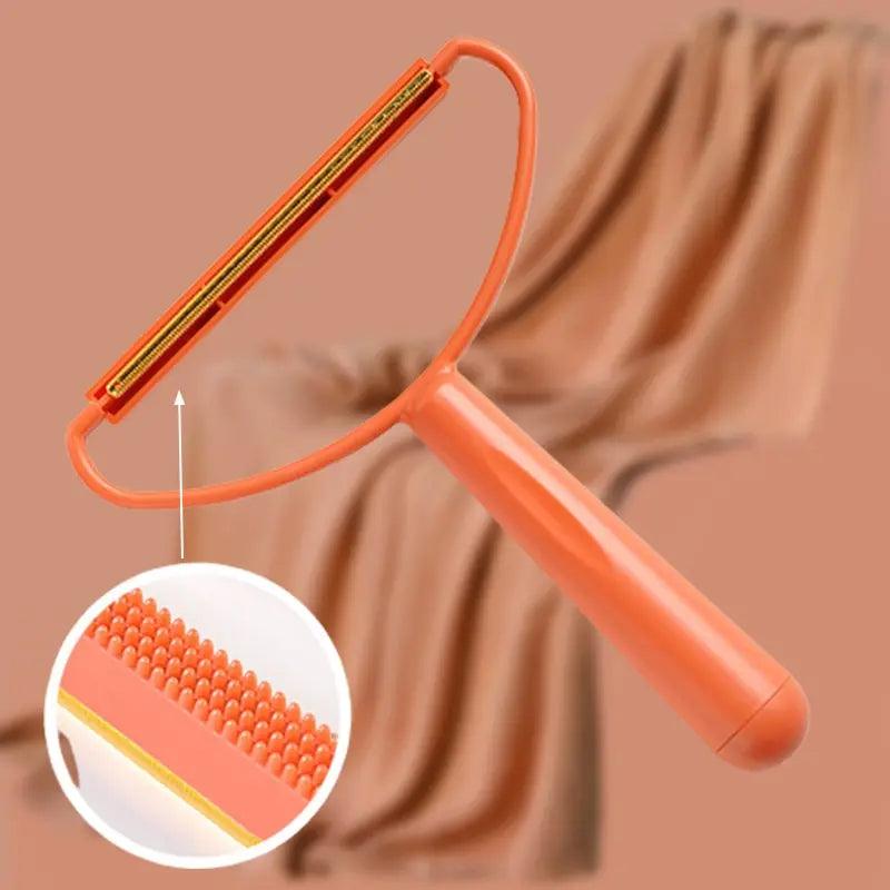 Maxime Clothes Hair Scraper Portable Double Sided Tweed Coat Manual Hair Ball Cleaning Household No Harm to Clothes Hair Ball Trimmer - MAXIME