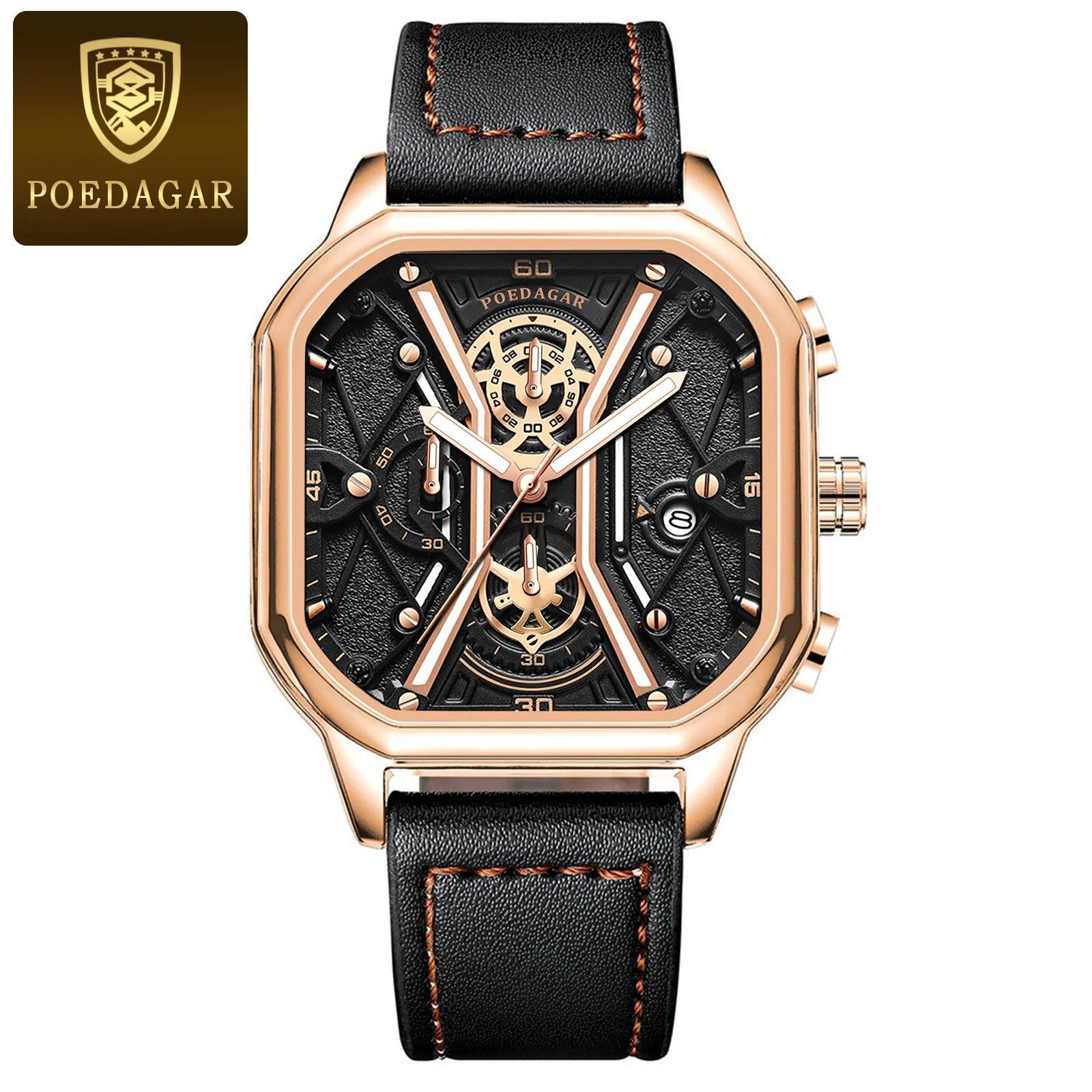 POEDAGAR Fashion Men Wristwatches Luxury - MAXIME