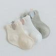 Maxime 3 Pairs Infant Baby Socks for Girl Boy Thin Cotton Breathable Mesh Cute Accessories Unisex Newborn Boneless Short Socks - MAXIME