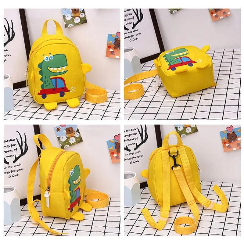 Maxime 1 PCS Kids Cartoon Mini Dinosaur Backpack Anti Lost Bag Kindergarten School Bag Backpack - MAXIME