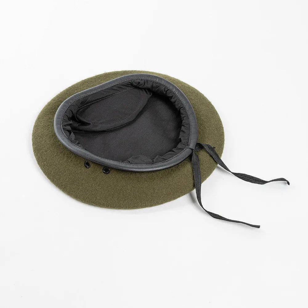 Military Hats Unisex Solid Color Beret Men Women - MAXIME