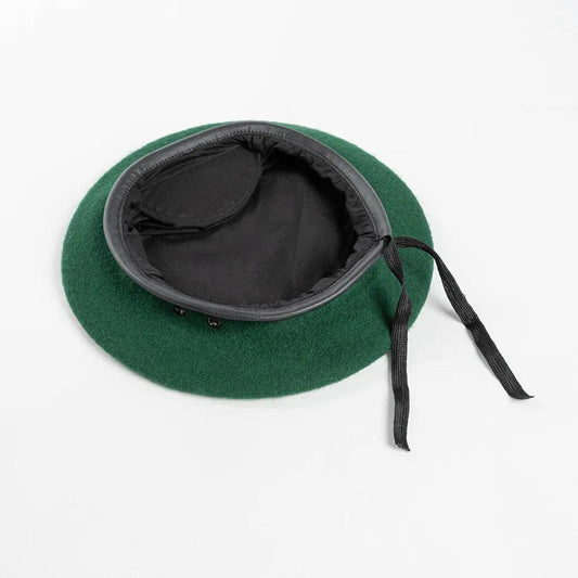 Military Hats Unisex Solid Color Beret Men Women - MAXIME