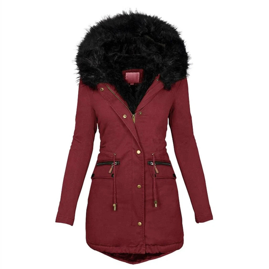 Female Snow Coat Jackets Slim