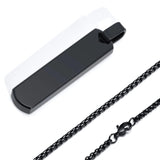 Necklace for Men, Thick with A-Z Letters, Casual Simple Collar, Gift for Him - MAXIME