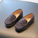 Boy Leather Loafers - MAXIME