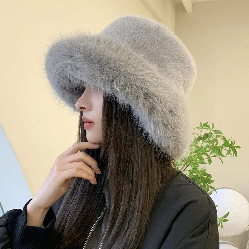 Winter Hat for Women Luxury Soft Panama Cap - MAXIME