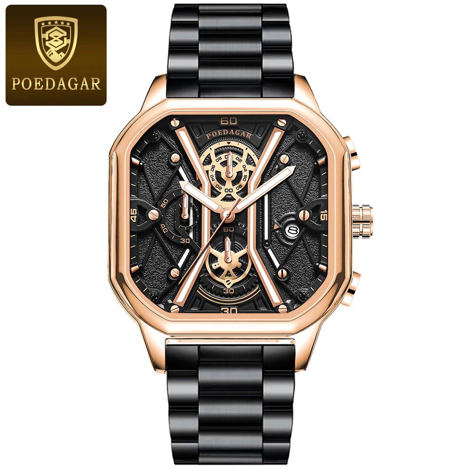 POEDAGAR Fashion Men Wristwatches Luxury - MAXIME