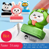 Maxime Customized Name Stamp Paints Personal Student Child Baby Engraved Waterproof Non-fading Kindergarten Cartoon Clothing Name Seal - MAXIME