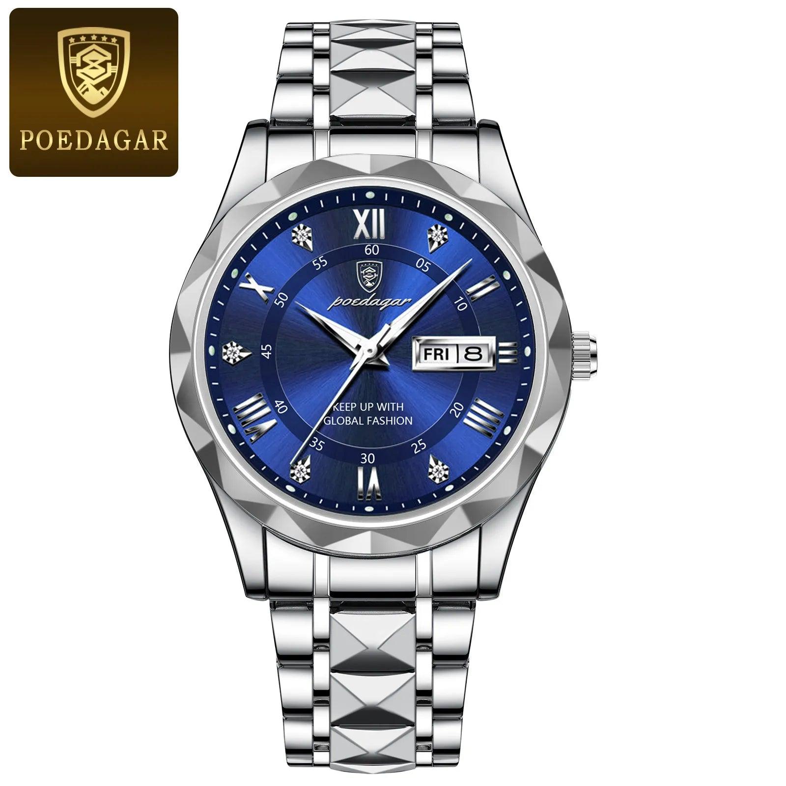 POEDAGAR Top Brand Luxury Man Wristwatch Waterproof Luminous - MAXIME