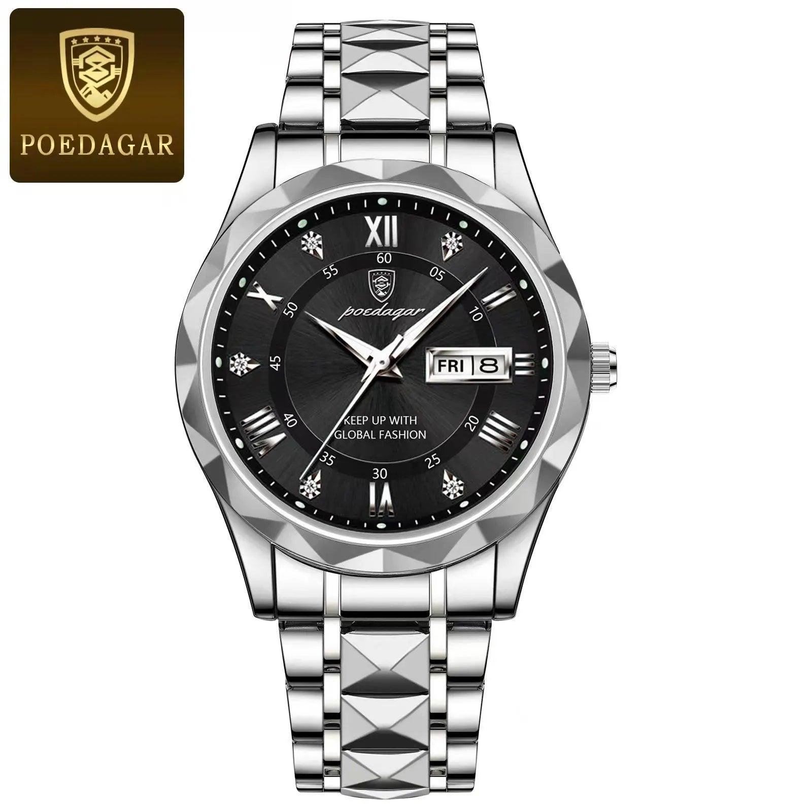 POEDAGAR Top Brand Luxury Man Wristwatch Waterproof Luminous - MAXIME