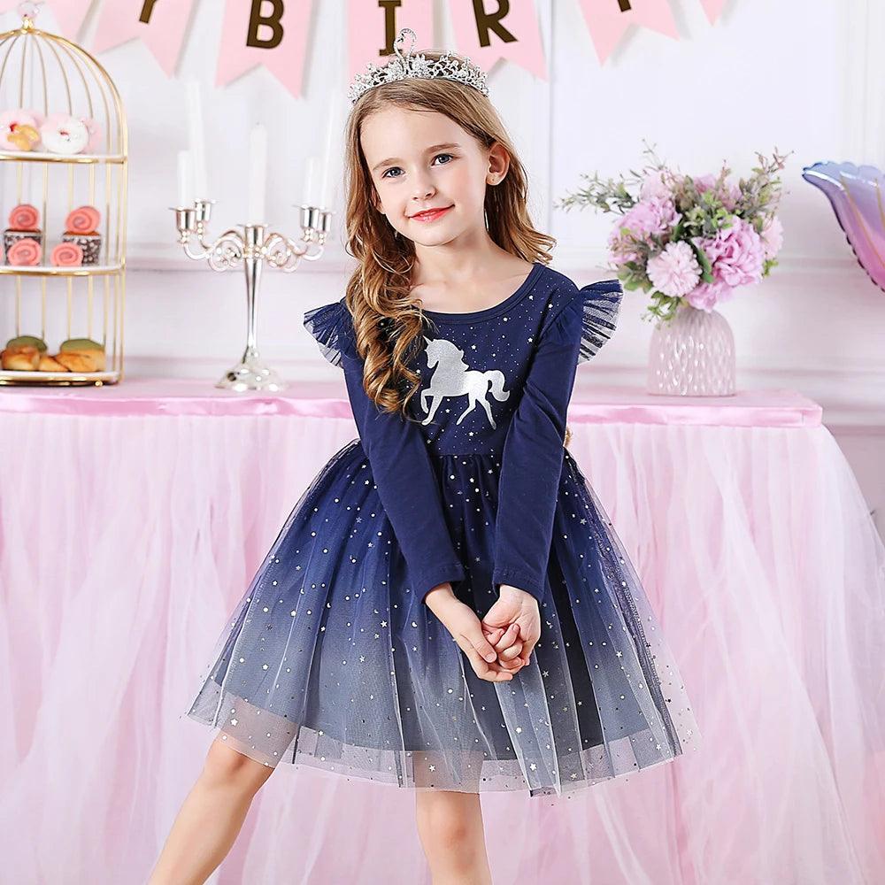 Kids Dresses For Girls Flying Sleeve - MAXIME