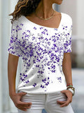 Women's T Shirt Rose Floral - MAXIME